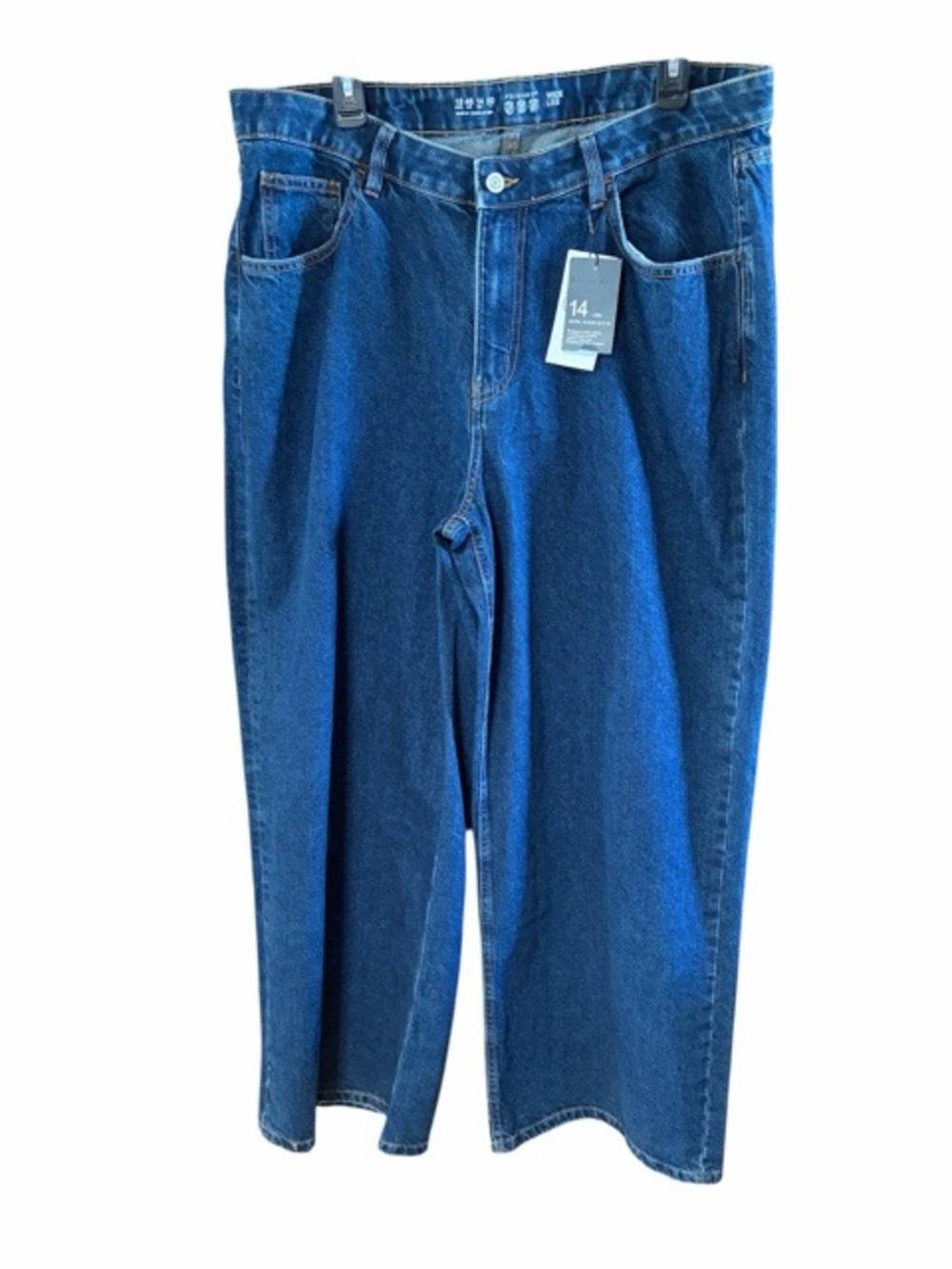 Primark Dark Wash Wide Leg Jeans NWT